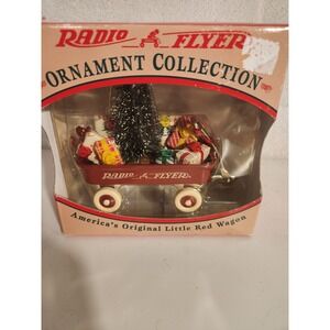 Radio Flyer Wagon Ornament Tree And Presents (1997) #101‎ New In Box